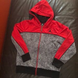 Boys Medium Jordan Zip Up Hoodie size Medium